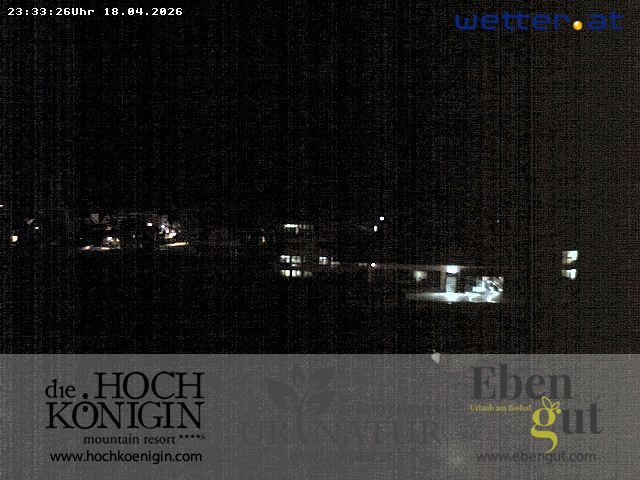 Archived image Webcam Maria Alm - View Hotel Hochkönigin