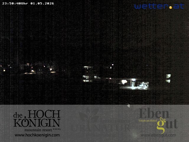 Archiv Foto Webcam Maria Alm: Ausblick Hotel Hochkönigin