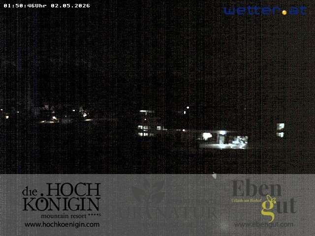 Archiv Foto Webcam Maria Alm: Ausblick Hotel Hochkönigin