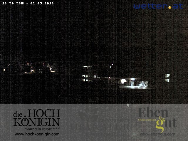 Archiv Foto Webcam Maria Alm: Ausblick Hotel Hochkönigin