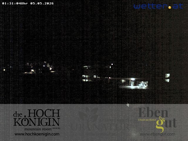 Archived image Webcam Maria Alm - View Hotel Hochkönigin