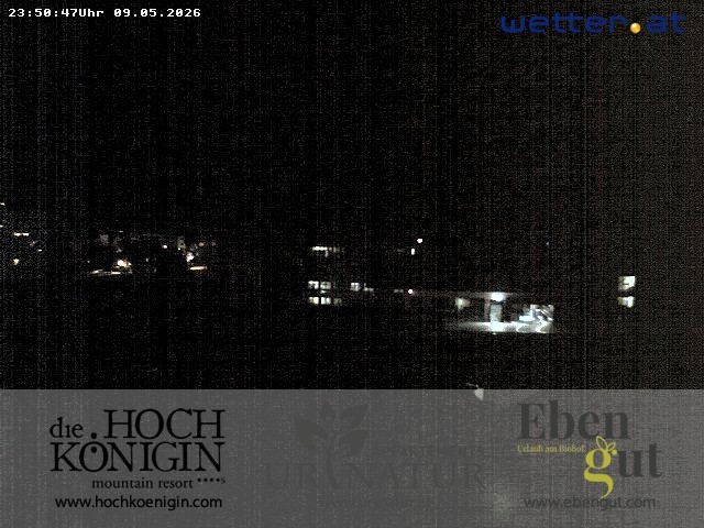 Archiv Foto Webcam Maria Alm: Ausblick Hotel Hochkönigin