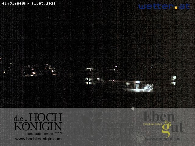 Archived image Webcam Maria Alm - View Hotel Hochkönigin