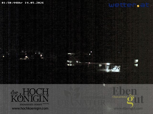 Archiv Foto Webcam Maria Alm: Ausblick Hotel Hochkönigin