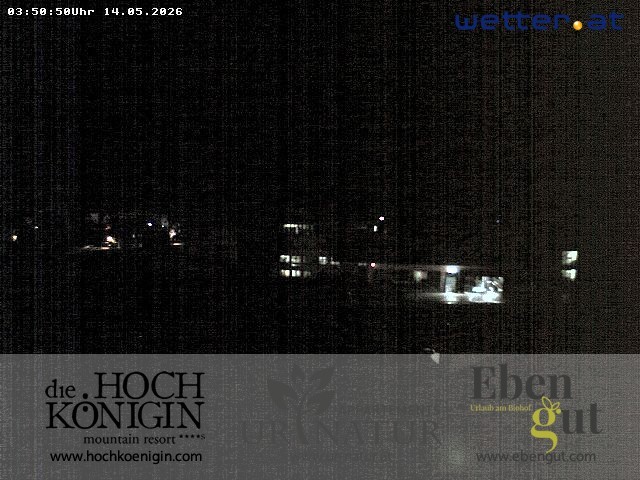 Archiv Foto Webcam Maria Alm: Ausblick Hotel Hochkönigin