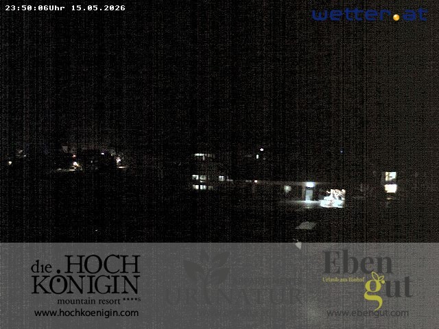 Archiv Foto Webcam Maria Alm: Ausblick Hotel Hochkönigin