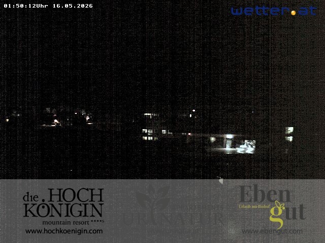 Archiv Foto Webcam Maria Alm: Ausblick Hotel Hochkönigin