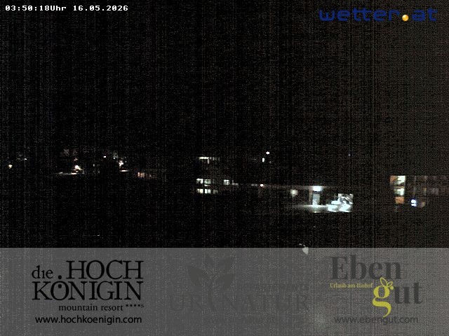 Archiv Foto Webcam Maria Alm: Ausblick Hotel Hochkönigin