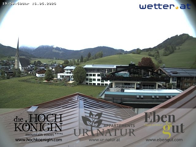 Archived image Webcam Maria Alm - View Hotel Hochkönigin