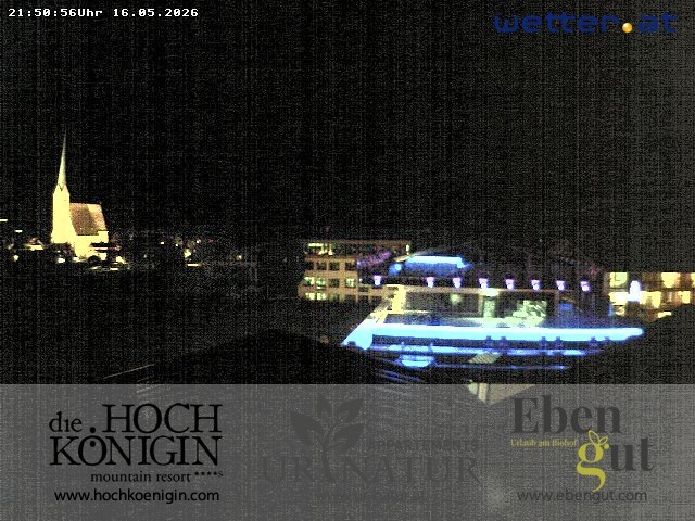Archived image Webcam Maria Alm - View Hotel Hochkönigin