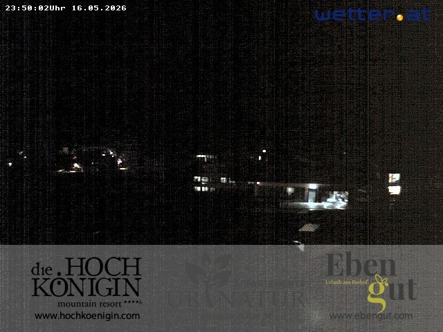 Archived image Webcam Maria Alm - View Hotel Hochkönigin