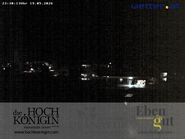 Archived image Webcam Maria Alm - View Hotel Hochkönigin