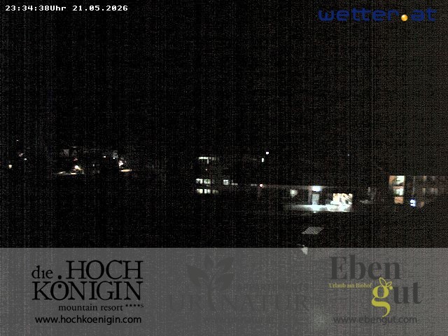 Archived image Webcam Maria Alm - View Hotel Hochkönigin