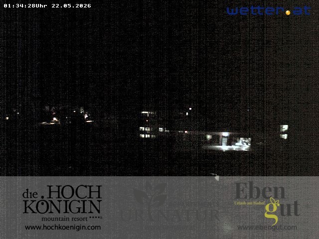 Archived image Webcam Maria Alm - View Hotel Hochkönigin