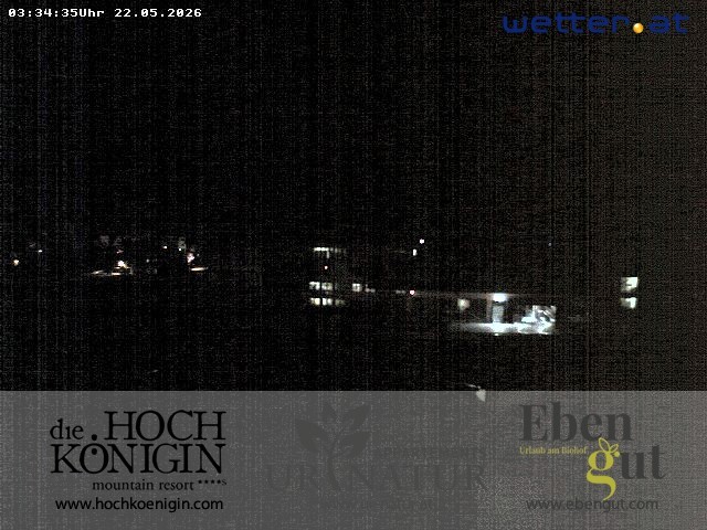 Archived image Webcam Maria Alm - View Hotel Hochkönigin