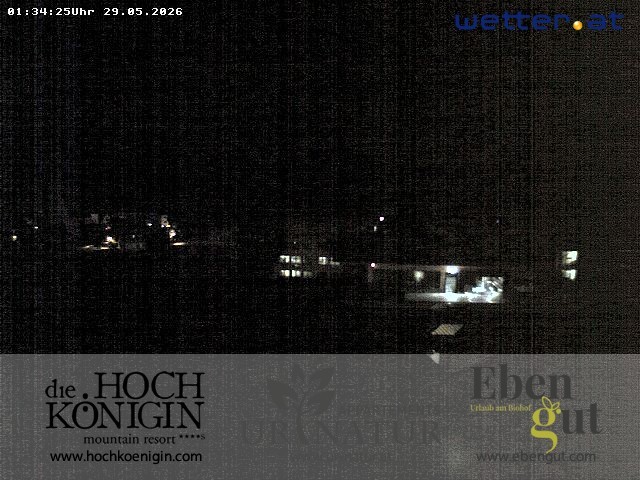 Archiv Foto Webcam Maria Alm: Ausblick Hotel Hochkönigin