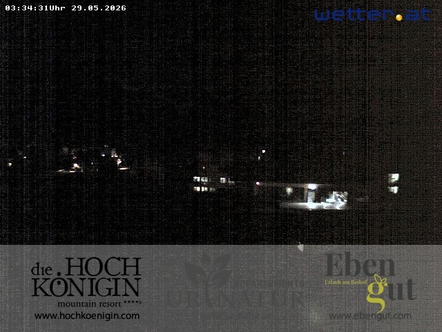 Archiv Foto Webcam Maria Alm: Ausblick Hotel Hochkönigin