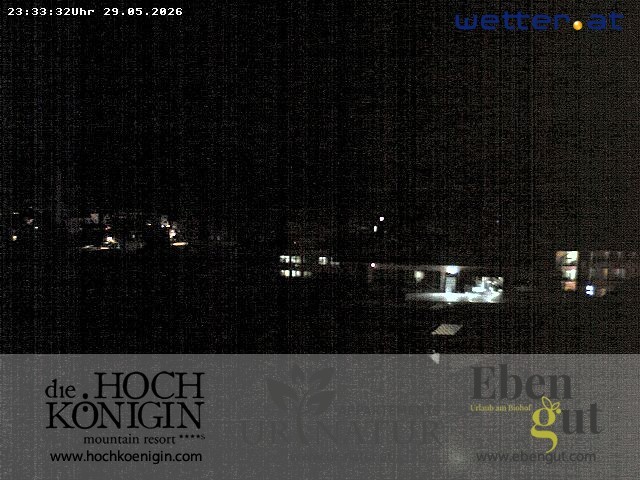 Archiv Foto Webcam Maria Alm: Ausblick Hotel Hochkönigin