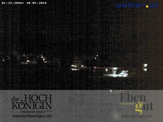 Archiv Foto Webcam Maria Alm: Ausblick Hotel Hochkönigin