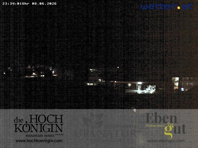 Archiv Foto Webcam Maria Alm: Ausblick Hotel Hochkönigin