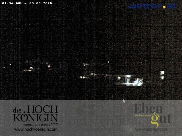 Archiv Foto Webcam Maria Alm: Ausblick Hotel Hochkönigin