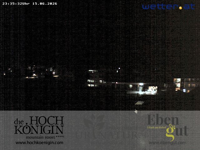Archiv Foto Webcam Maria Alm: Ausblick Hotel Hochkönigin