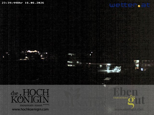 Archiv Foto Webcam Maria Alm: Ausblick Hotel Hochkönigin