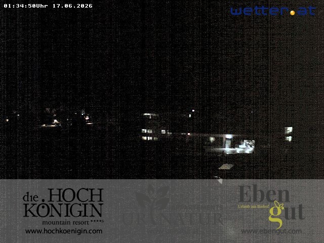 Archiv Foto Webcam Maria Alm: Ausblick Hotel Hochkönigin