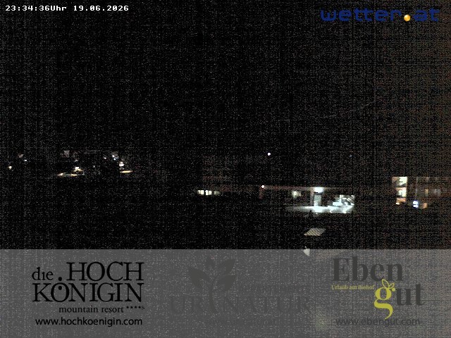 Archived image Webcam Maria Alm - View Hotel Hochkönigin