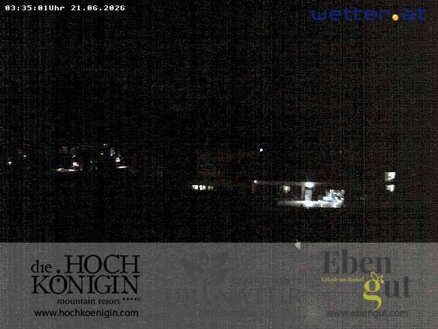 Archiv Foto Webcam Maria Alm: Ausblick Hotel Hochkönigin
