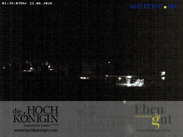 Archived image Webcam Maria Alm - View Hotel Hochkönigin