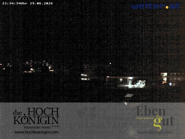 Archiv Foto Webcam Maria Alm: Ausblick Hotel Hochkönigin