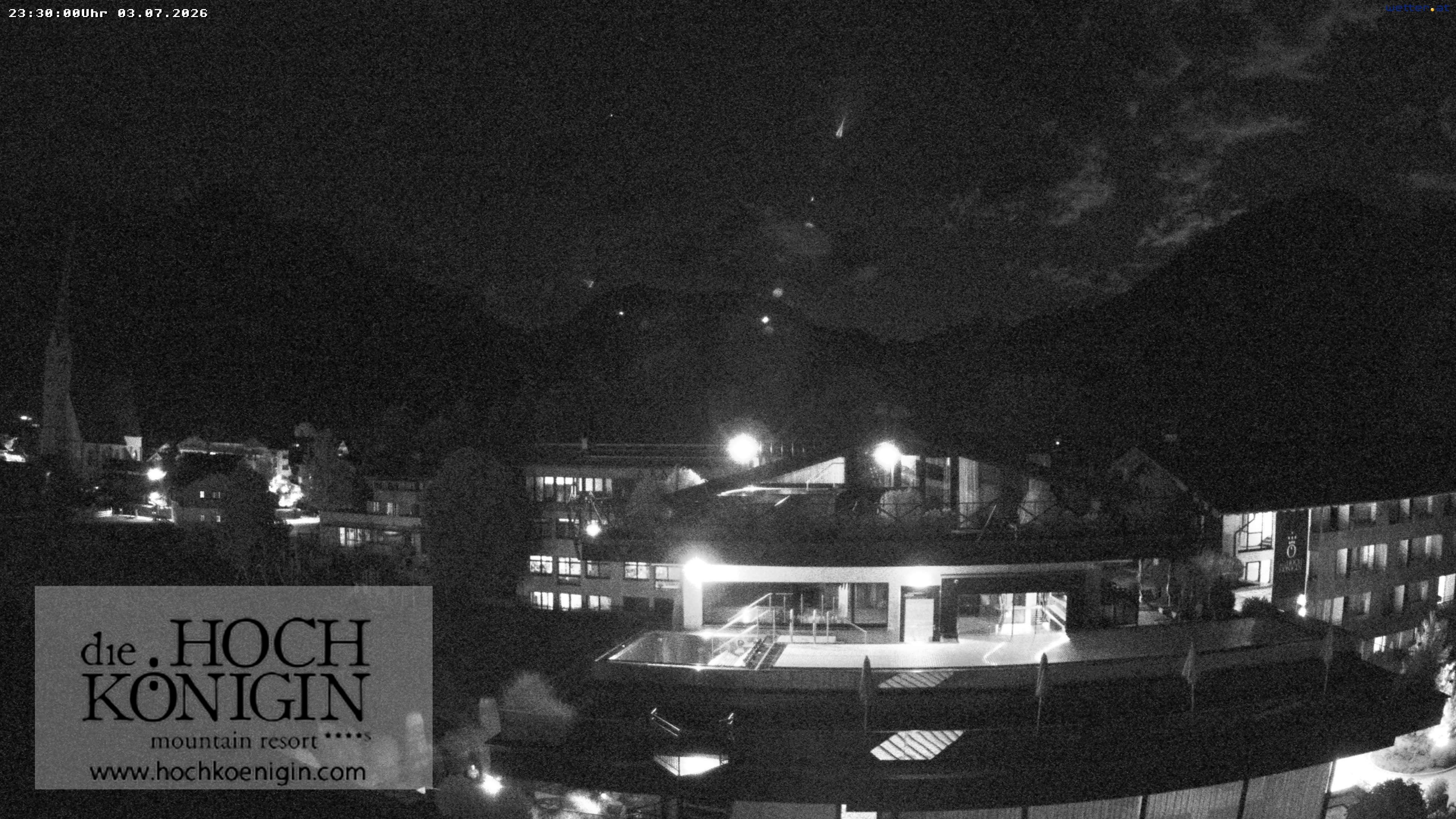 Archived image Webcam Maria Alm - View Hotel Hochkönigin