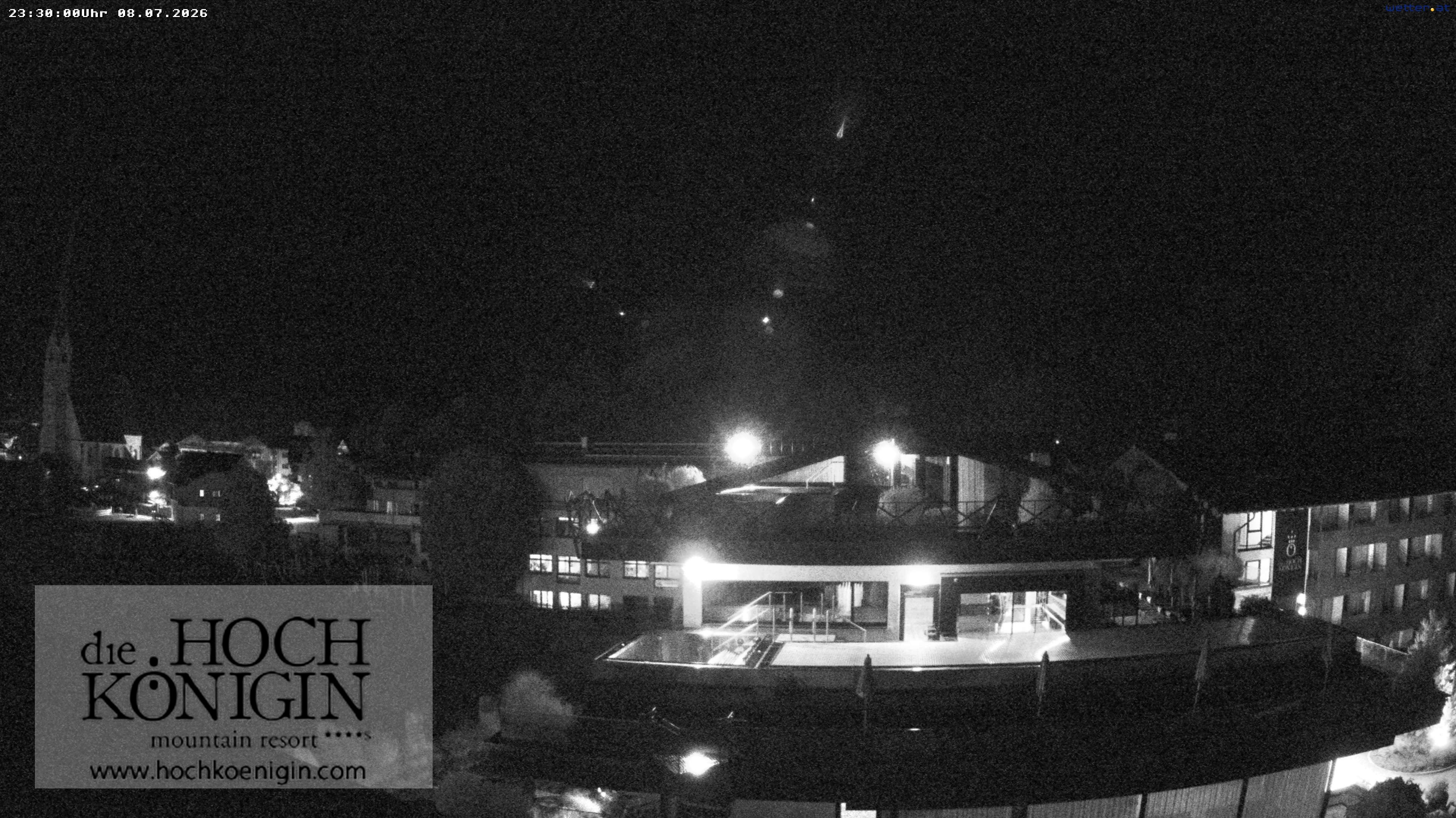 Archiv Foto Webcam Maria Alm: Ausblick Hotel Hochkönigin