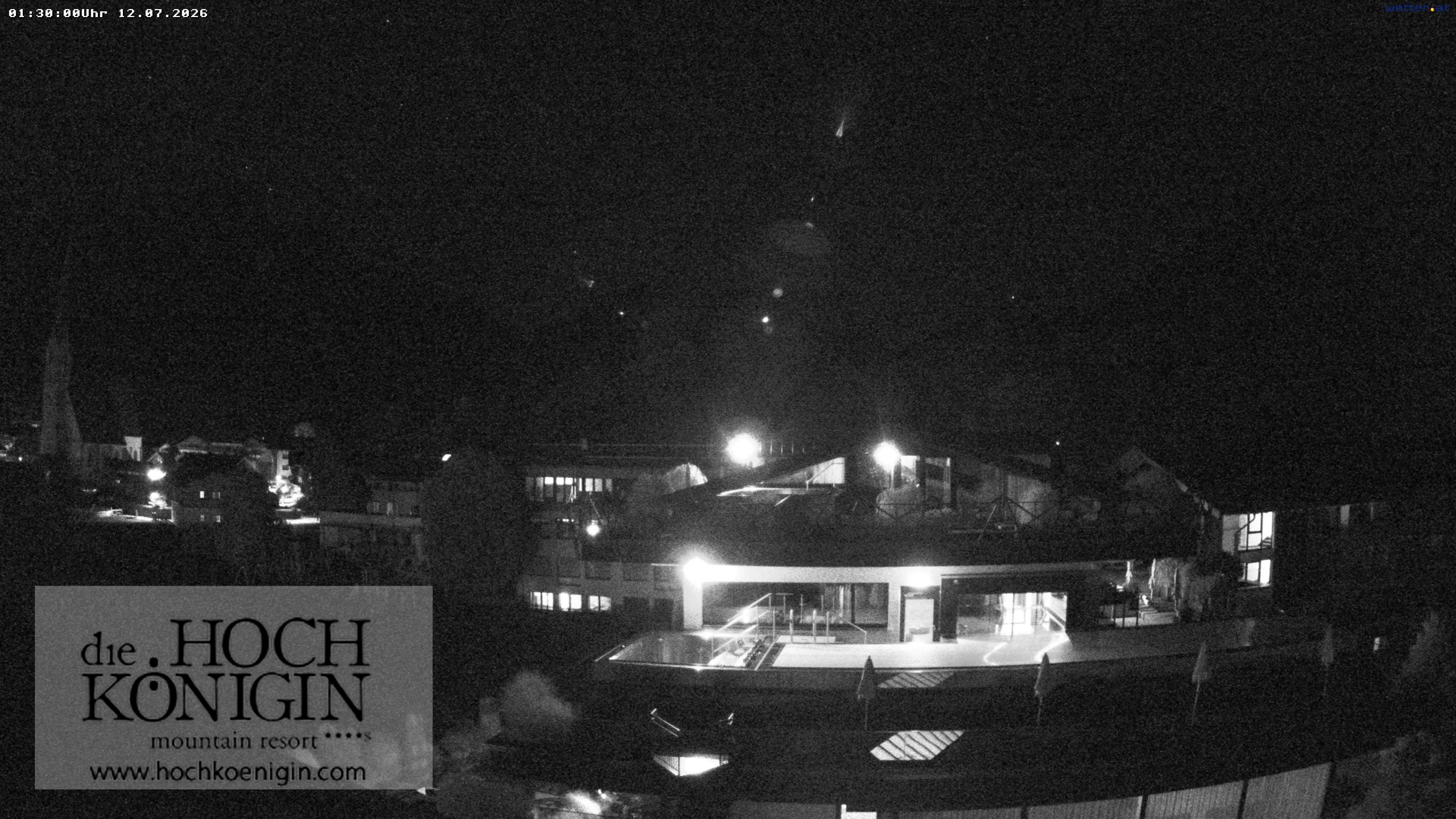 Archived image Webcam Maria Alm - View Hotel Hochkönigin