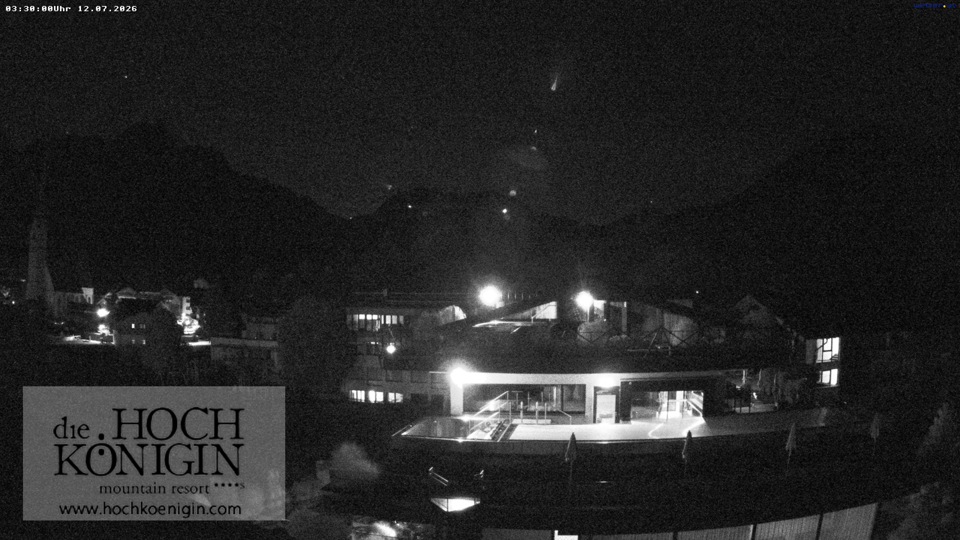 Archived image Webcam Maria Alm - View Hotel Hochkönigin