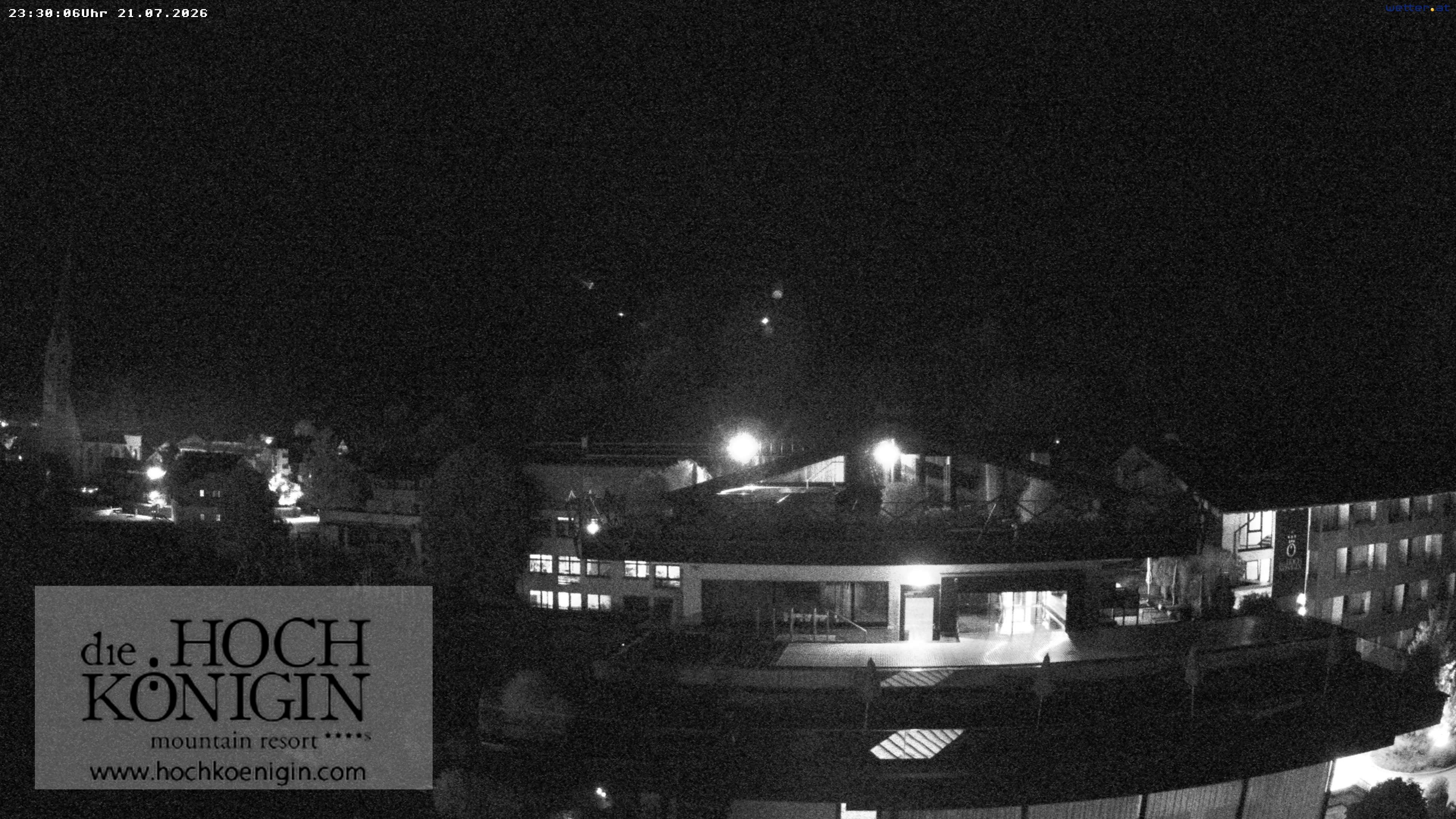 Archiv Foto Webcam Maria Alm: Ausblick Hotel Hochkönigin