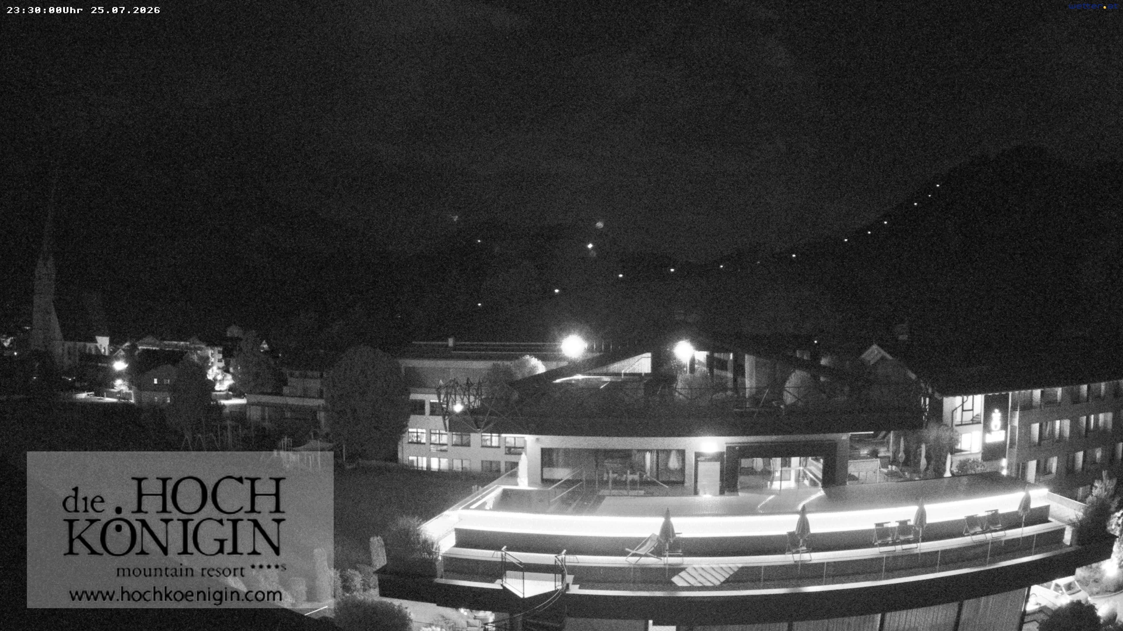 Archiv Foto Webcam Maria Alm: Ausblick Hotel Hochkönigin