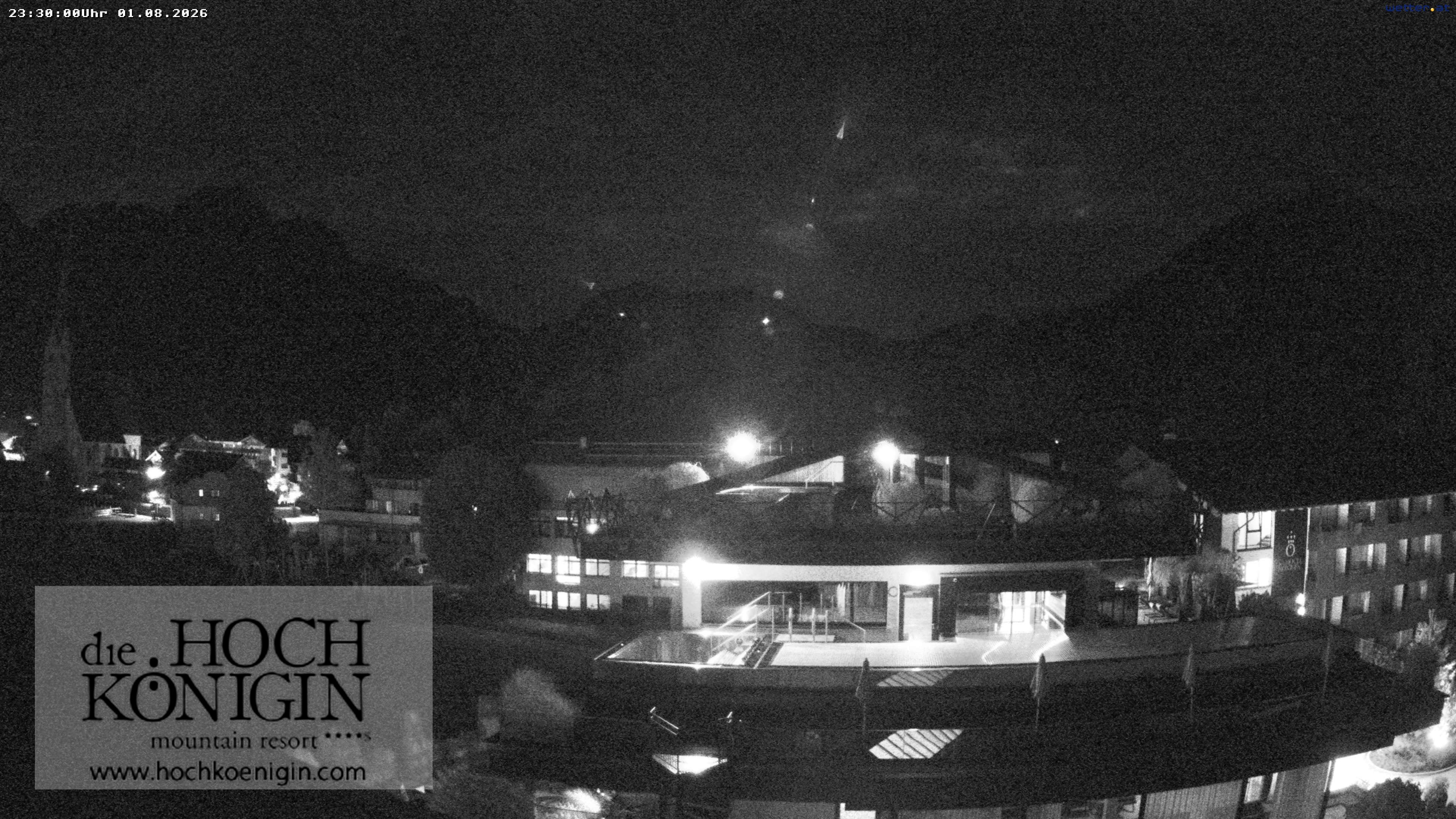 Archiv Foto Webcam Maria Alm: Ausblick Hotel Hochkönigin