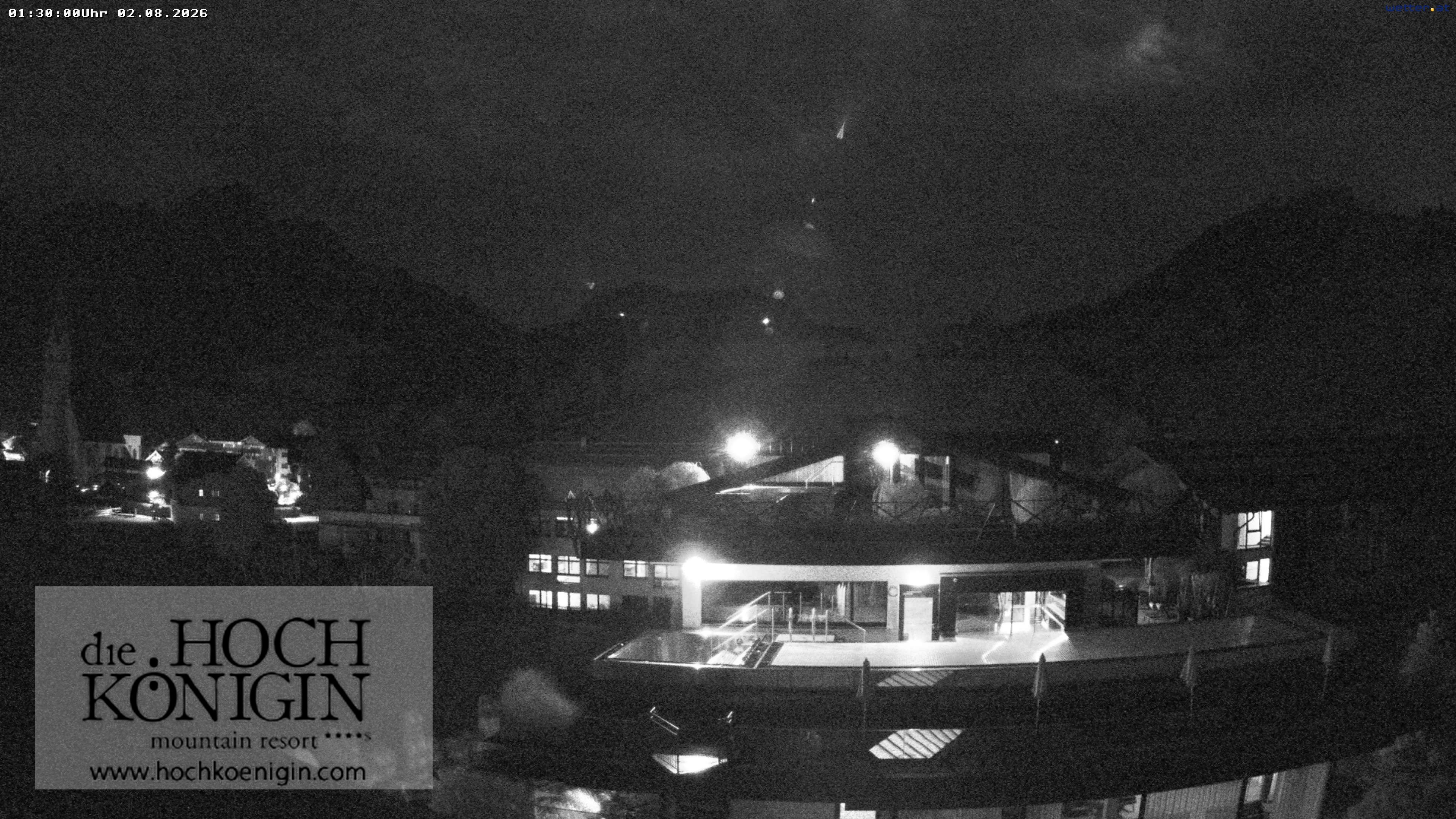 Archiv Foto Webcam Maria Alm: Ausblick Hotel Hochkönigin