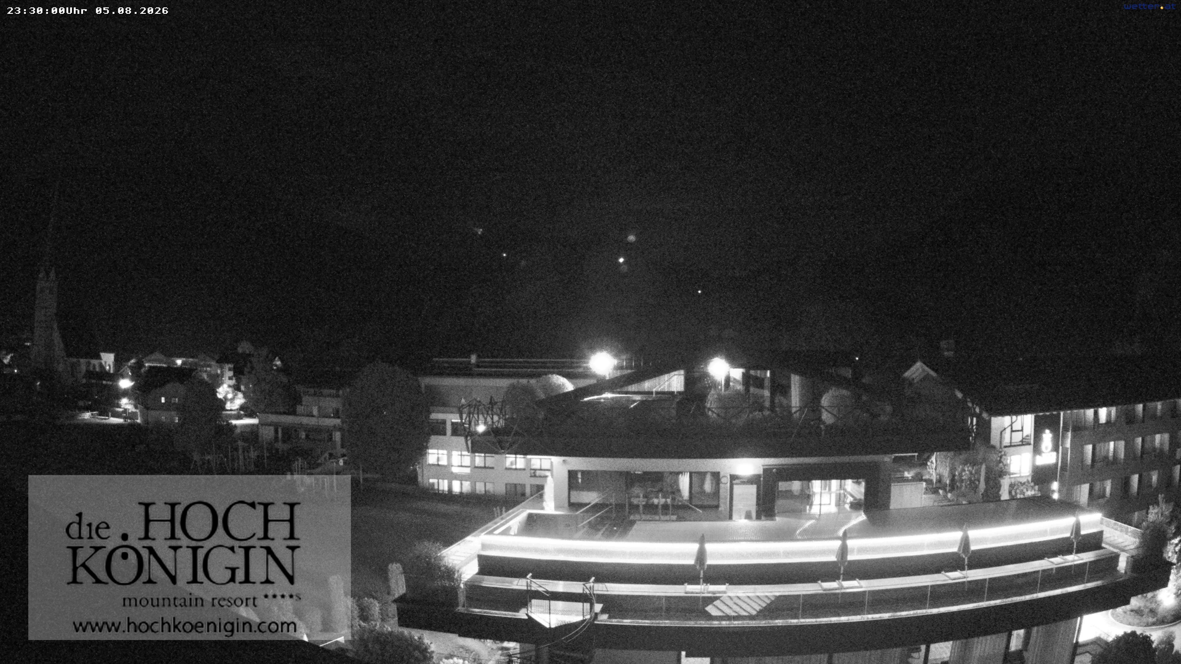 Archiv Foto Webcam Maria Alm: Ausblick Hotel Hochkönigin