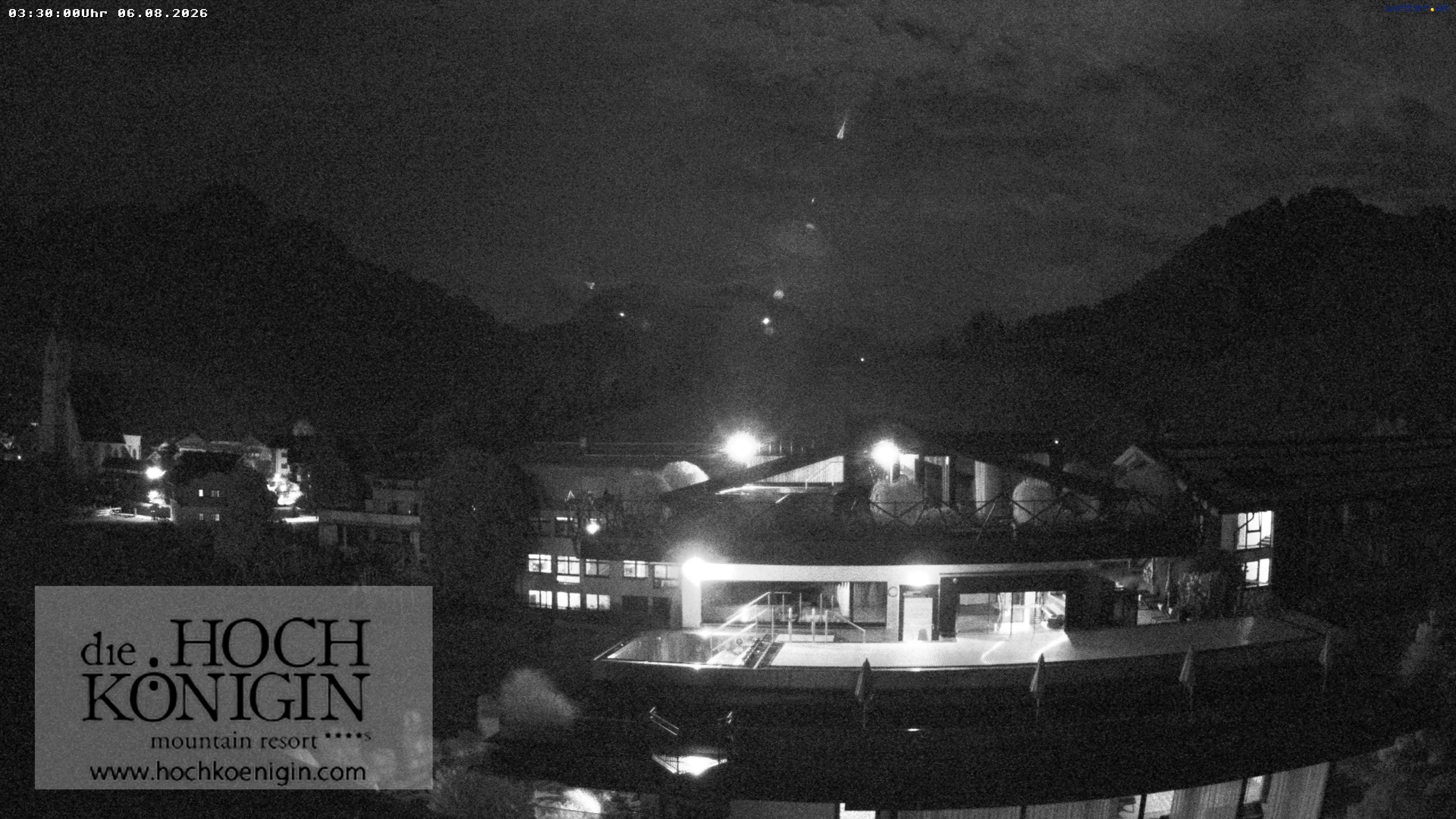Archiv Foto Webcam Maria Alm: Ausblick Hotel Hochkönigin