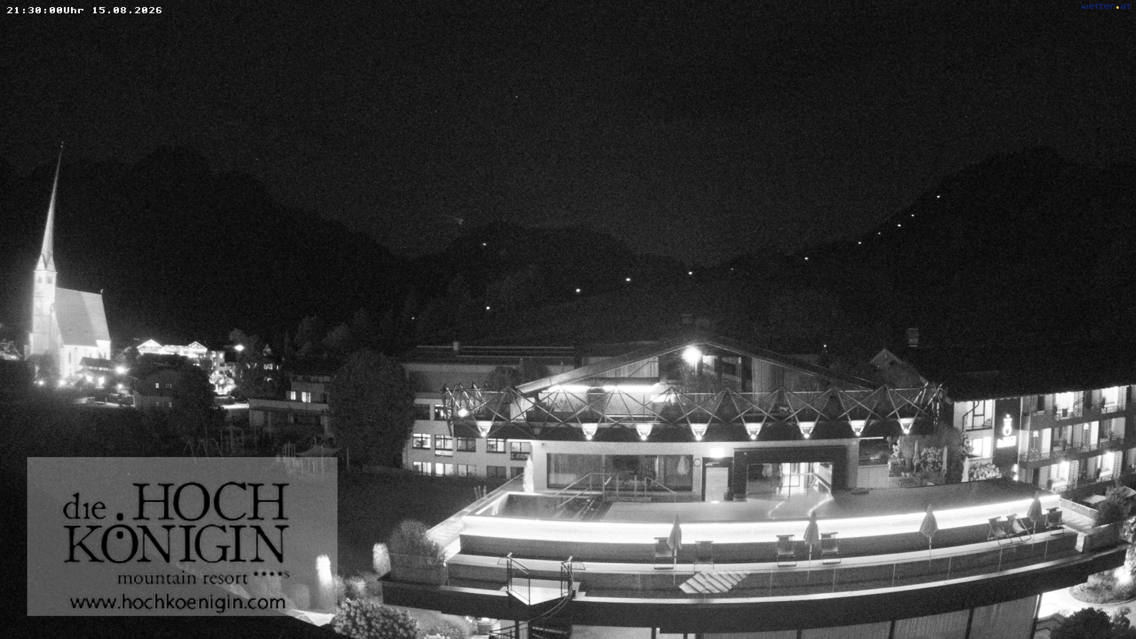 Archiv Foto Webcam Maria Alm: Ausblick Hotel Hochkönigin