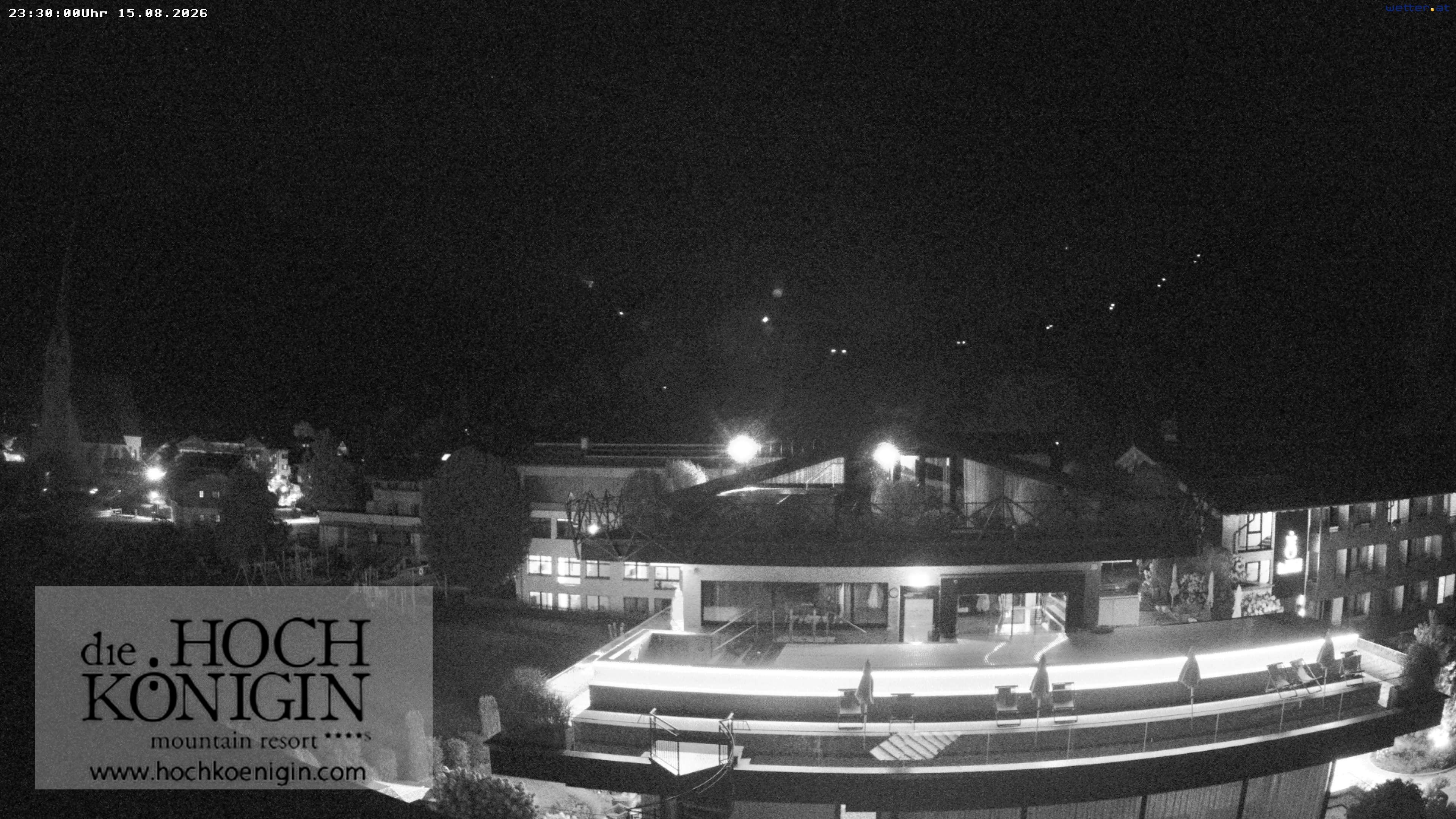 Archiv Foto Webcam Maria Alm: Ausblick Hotel Hochkönigin