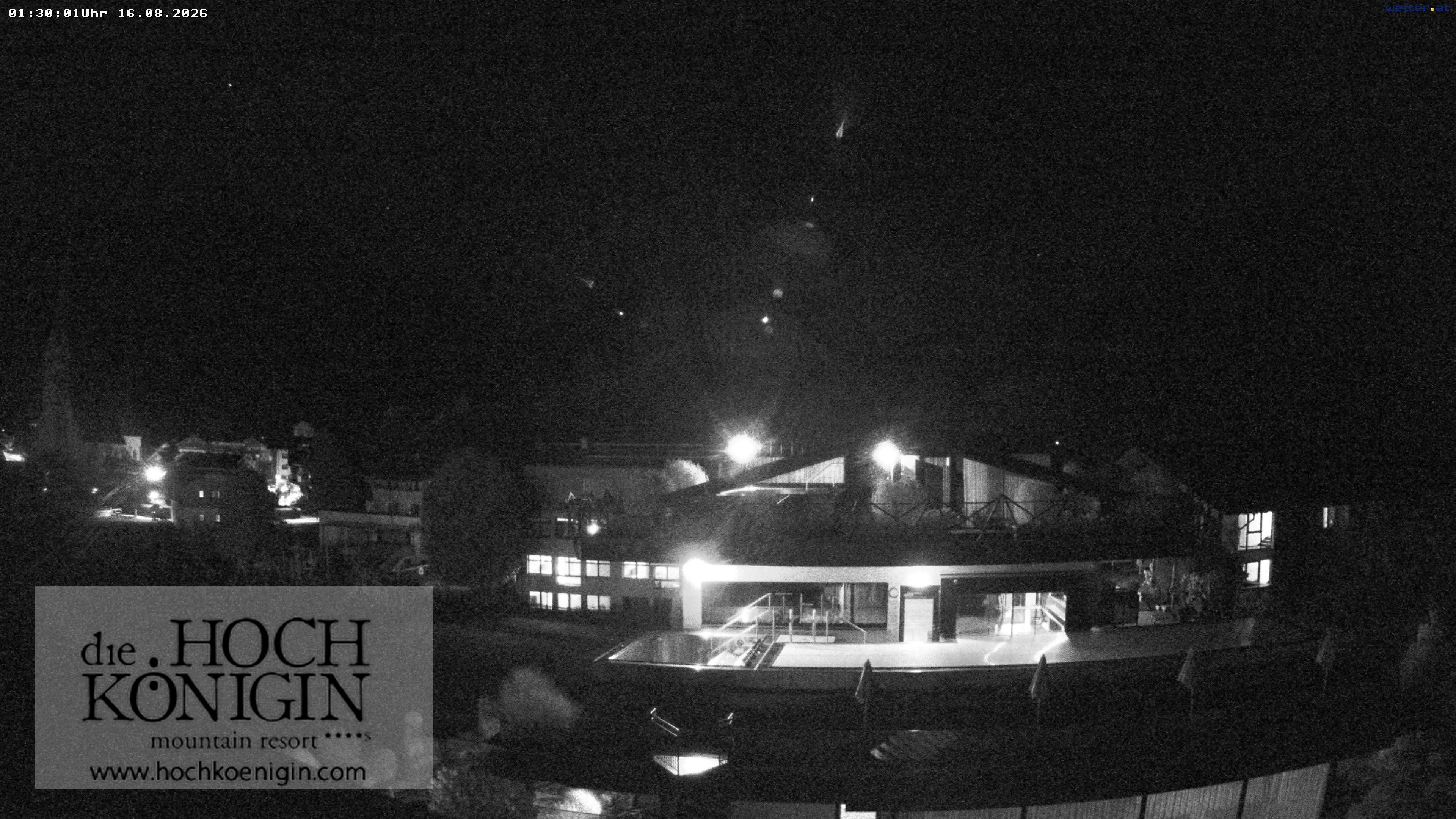 Archiv Foto Webcam Maria Alm: Ausblick Hotel Hochkönigin