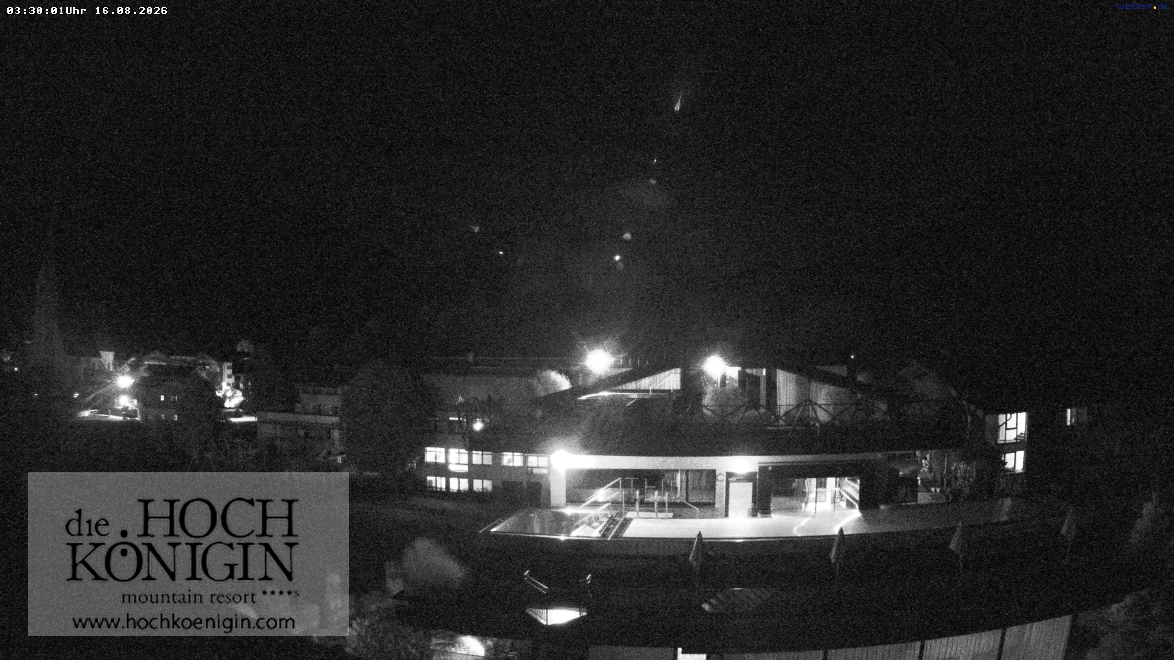 Archiv Foto Webcam Maria Alm: Ausblick Hotel Hochkönigin