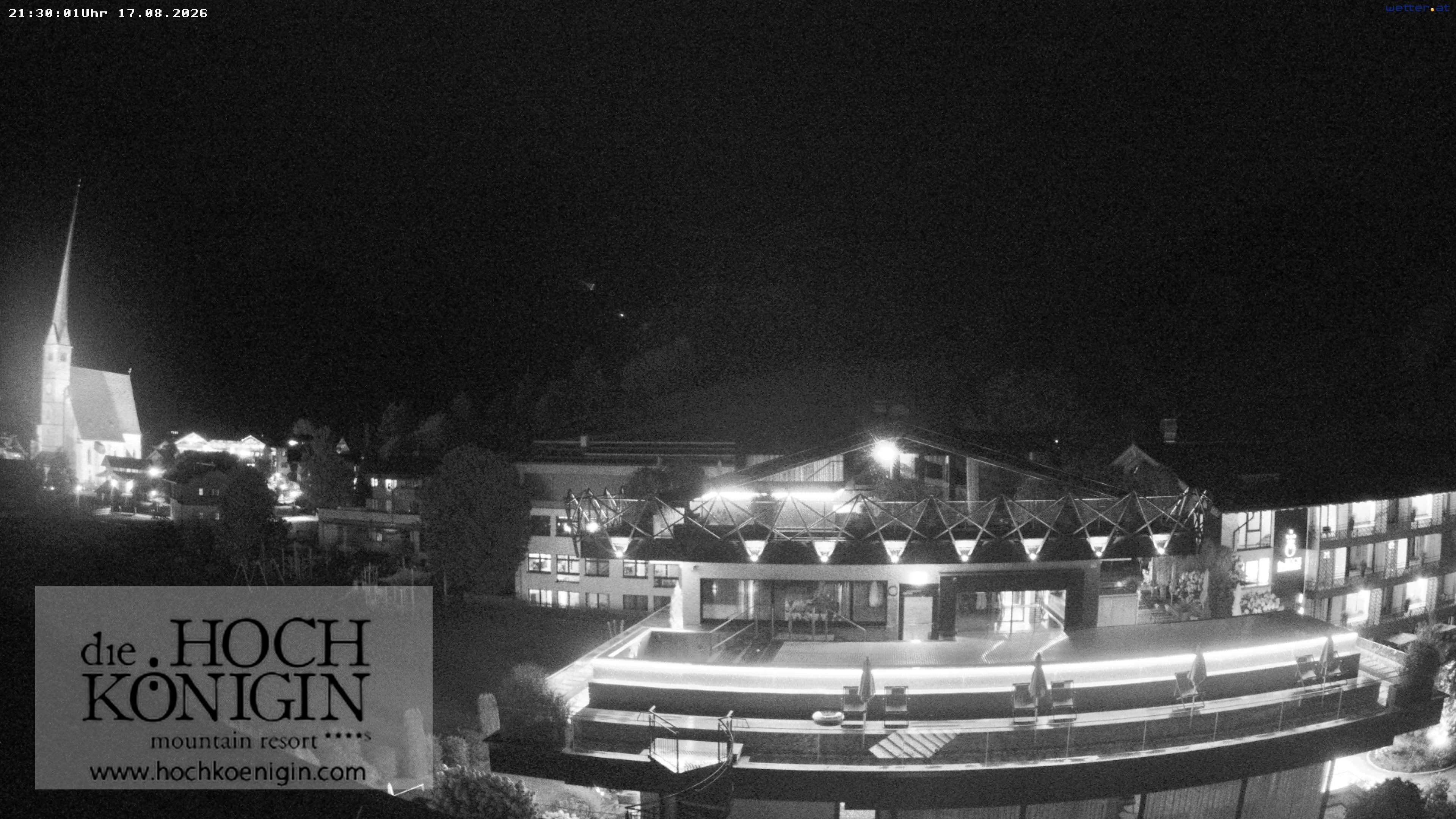 Archiv Foto Webcam Maria Alm: Ausblick Hotel Hochkönigin