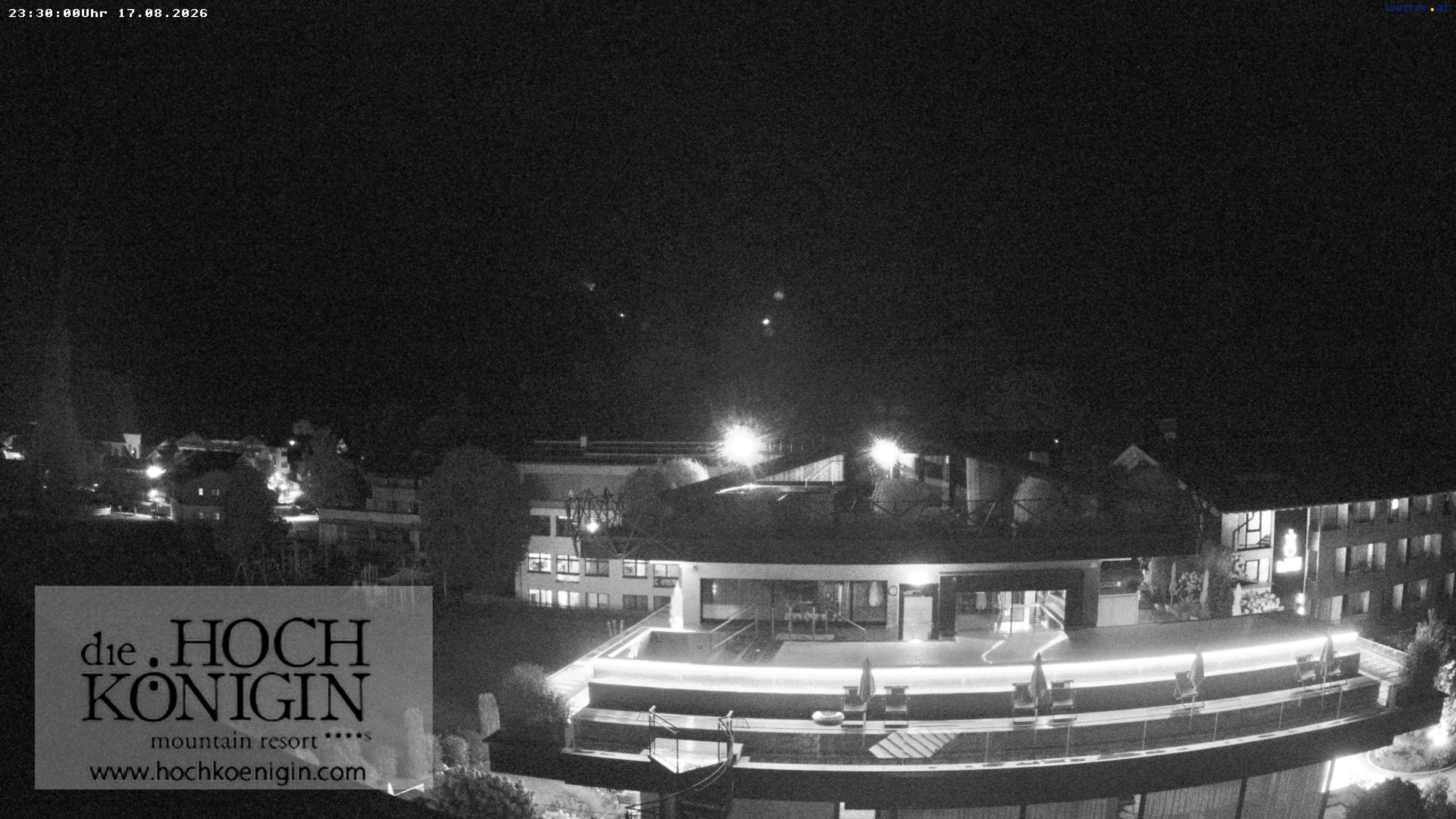 Archiv Foto Webcam Maria Alm: Ausblick Hotel Hochkönigin