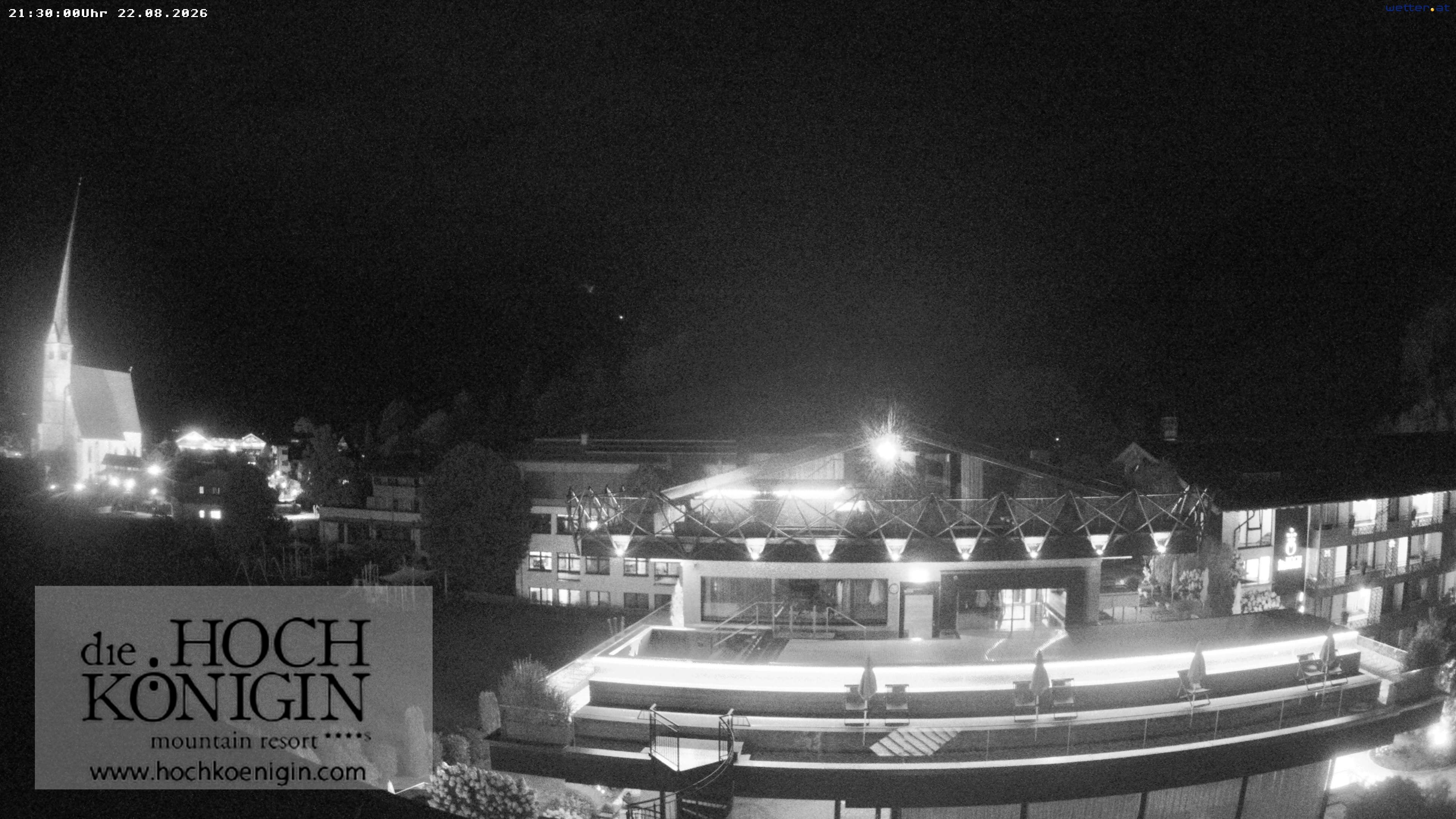 Archiv Foto Webcam Maria Alm: Ausblick Hotel Hochkönigin