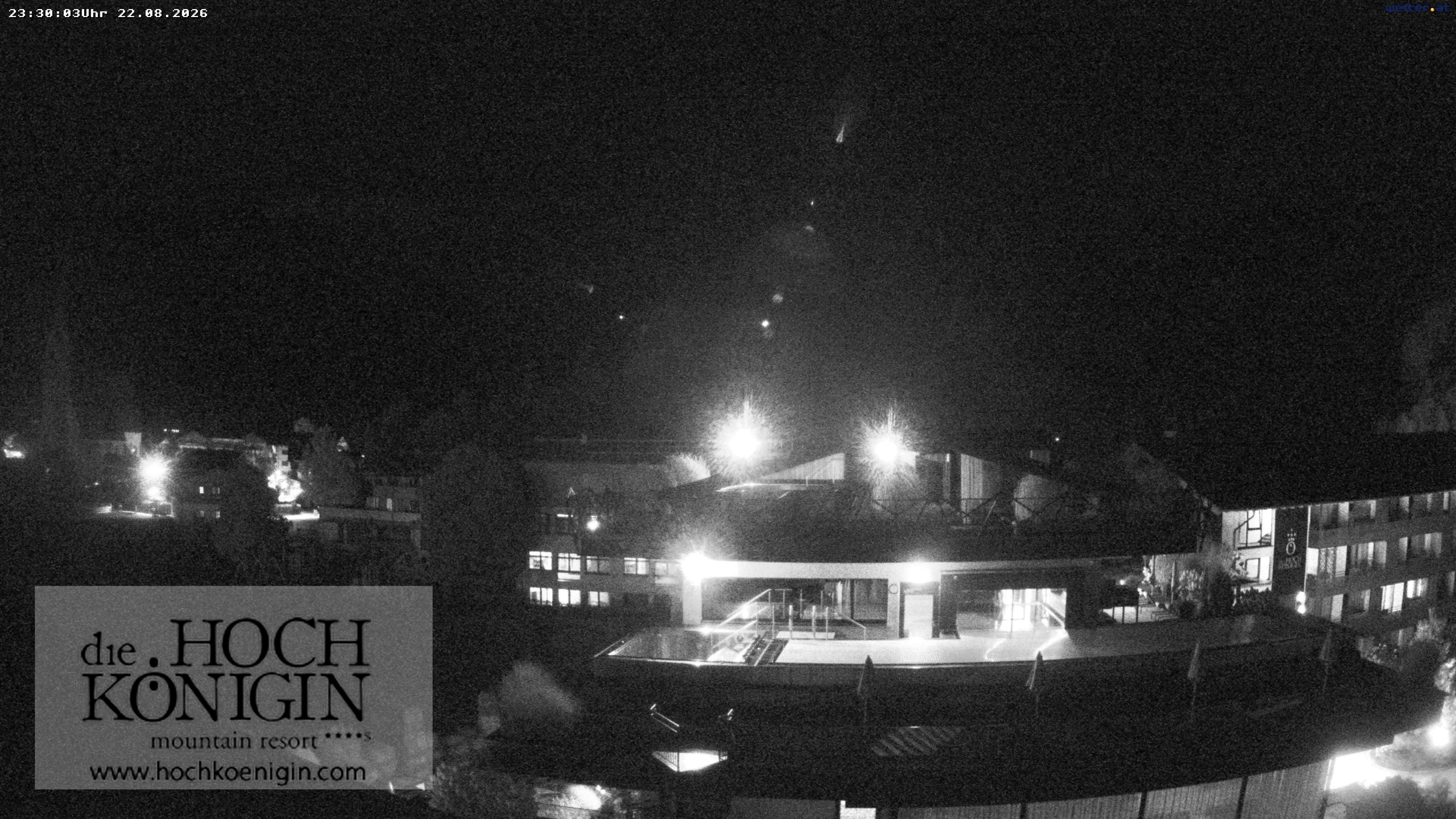 Archiv Foto Webcam Maria Alm: Ausblick Hotel Hochkönigin